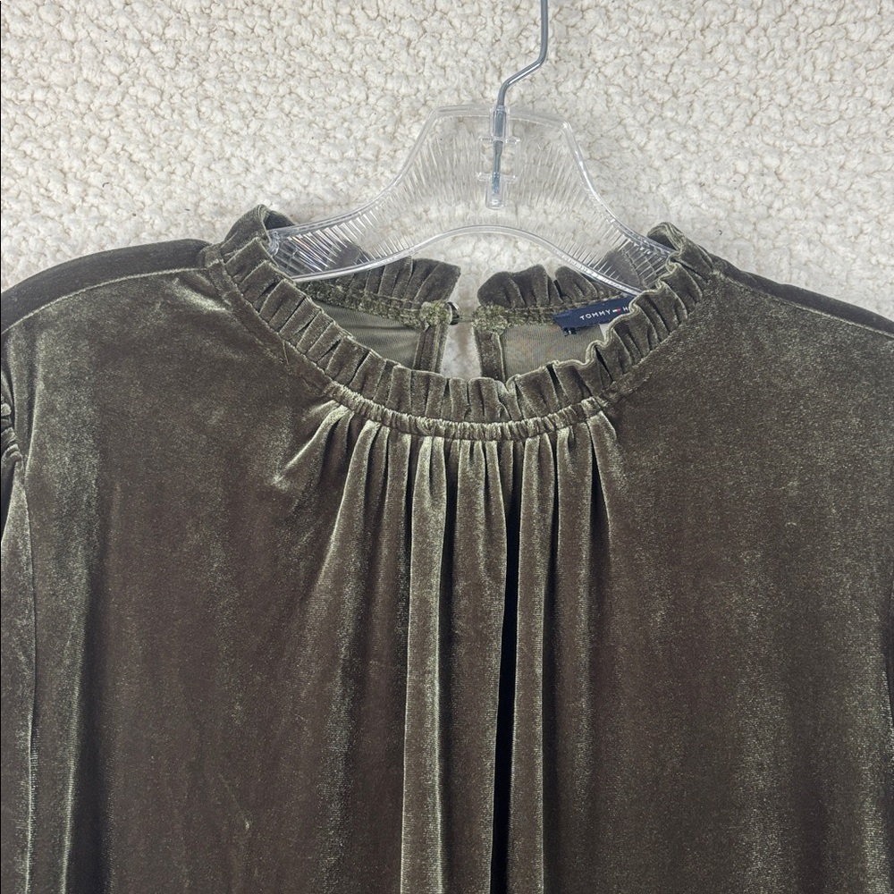 Tommy Hilfiger Dark Brown Long Sleeve Dress Size 8 - Picture 3 of 13